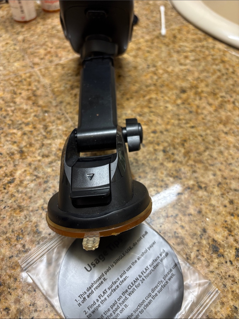 Black Universal Car Phone Mount - Picture 2 of 2
